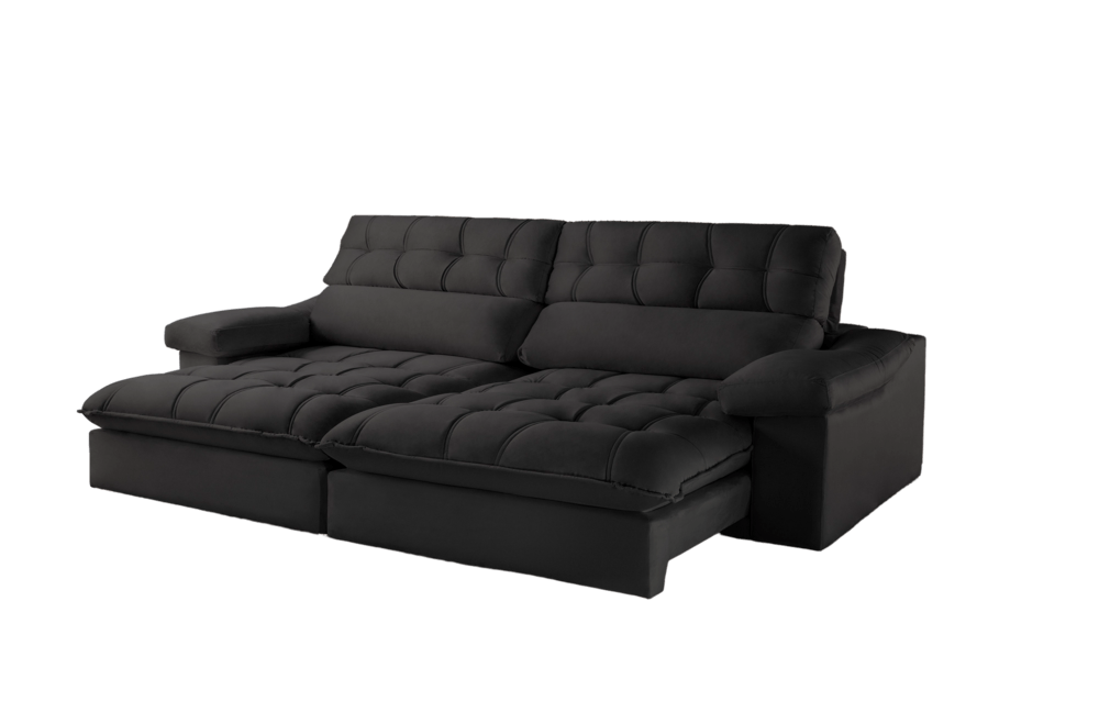 Sofa-Retratil-Aramis-Preto-fundo-branco