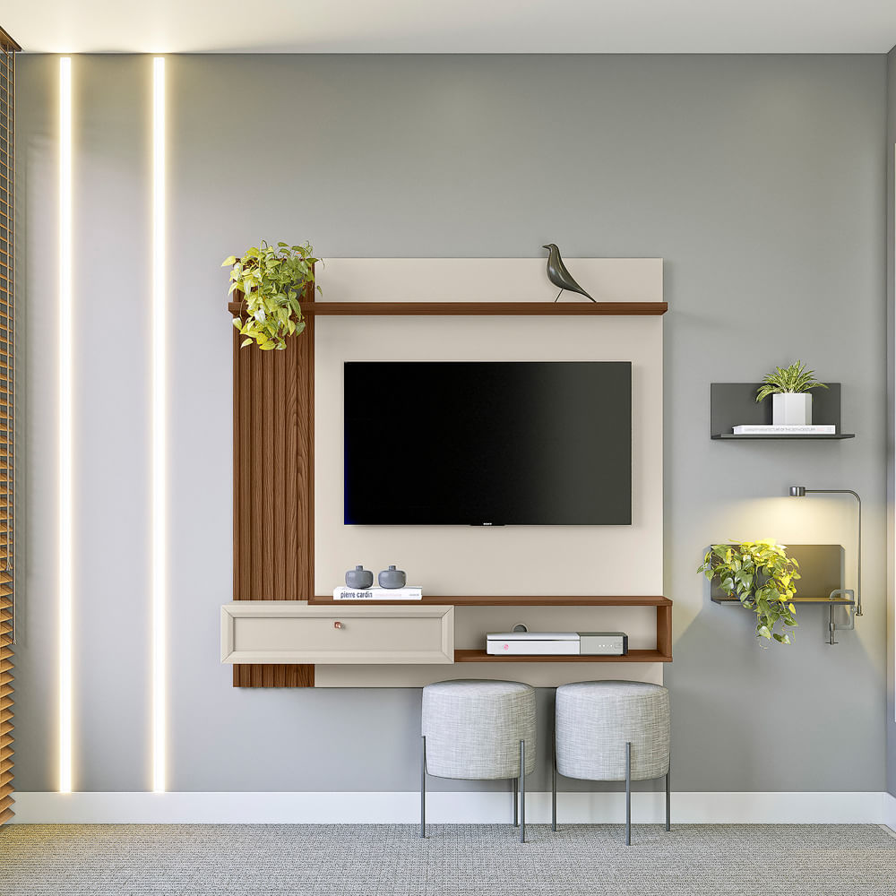 Linea---Painel-Home-Alvorada---Freijo-e-Off-White---Ambiente---E-Commerce