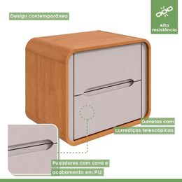 Mesa-de-Cabeceira-2-Gavetas-Loop-Amendoa-Clean-off-white-detalhes