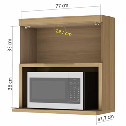 Armario-Aereo-com-Nicho-para-Microondas-80cm-Marquesa-com-1-Porta-Basculante-medidas-sem-porta