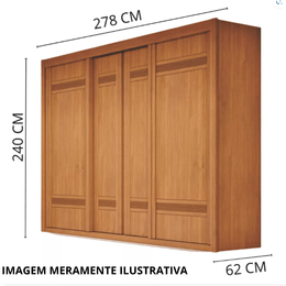 Guarda-Roupa-Casal-Petrarca-278-Com-Espelho-100--MDF---Rubi--2-